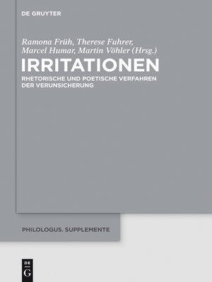 cover image of Irritationen